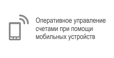 Оперативное управление счетами